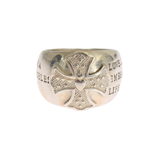 Nialaya Silver Cross Womens 925 Sterling Ring SIG19082- US5