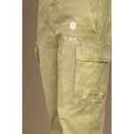 Don The Fuller Military Green Cotton Men Jeans DO-6922-W36
