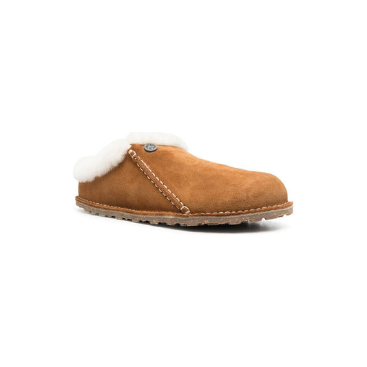 Birkenstock Zermatt suede leather slippers 1023145MINK
