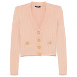 Balmain cropped Knit cardigan Topwear