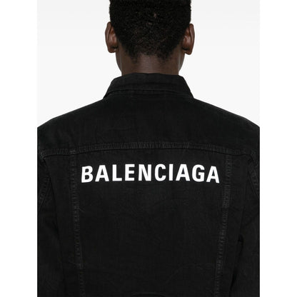 Balenciaga Coats Black