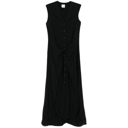Alysi front button fastening sleeveless dress 105321P5018NE-P25
