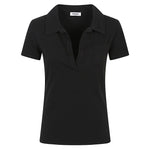 Base T-shirts and Polos Black Topwear