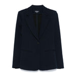 Emporio Armani Icon single-breasted blazer in an embossed jacquard knit jersey EW001123AF13316FC018-P25