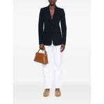 Emporio Armani Icon single-breasted blazer in an embossed jacquard knit jersey EW001123AF13316FC018-P25
