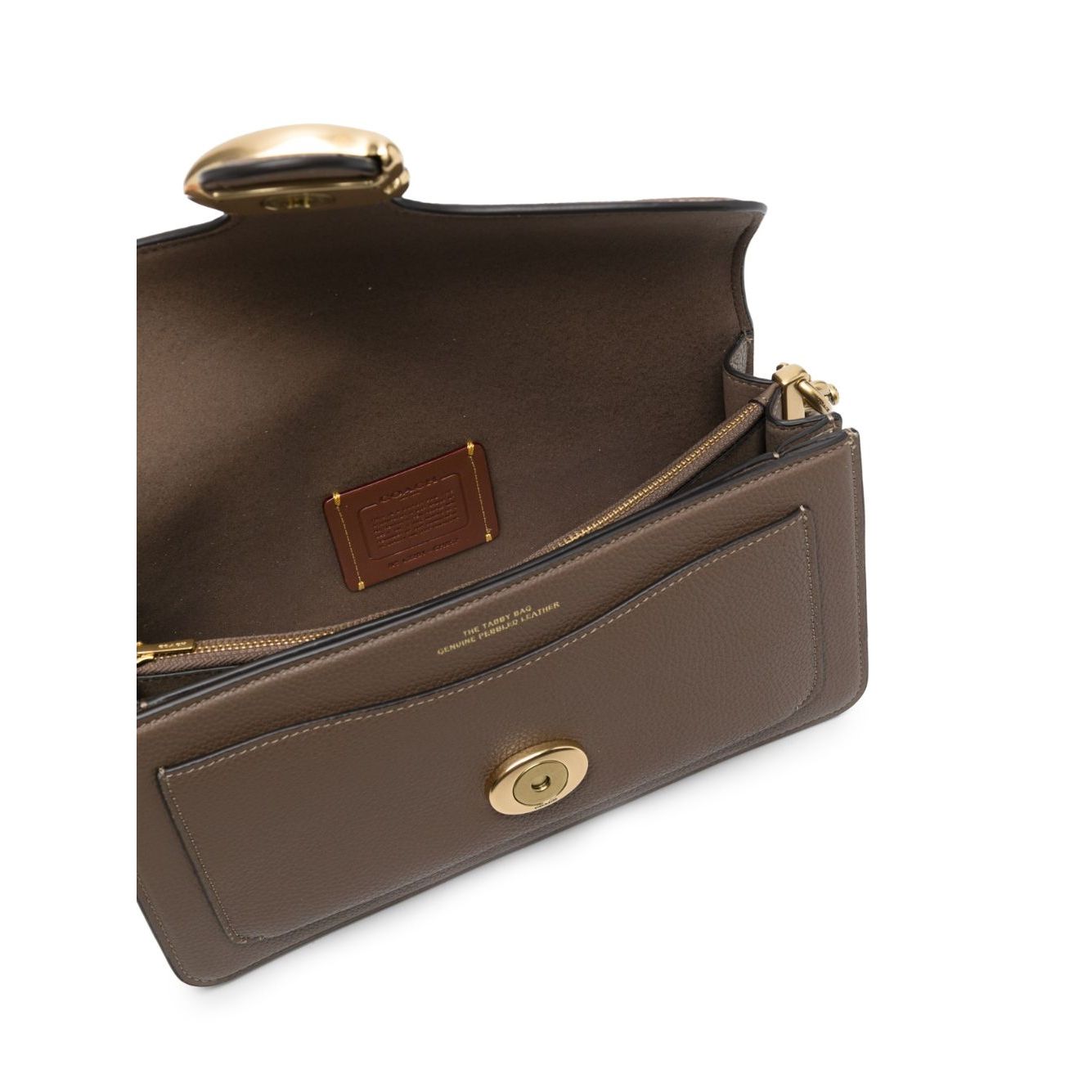 Front view with bag zipped and handles upright.
