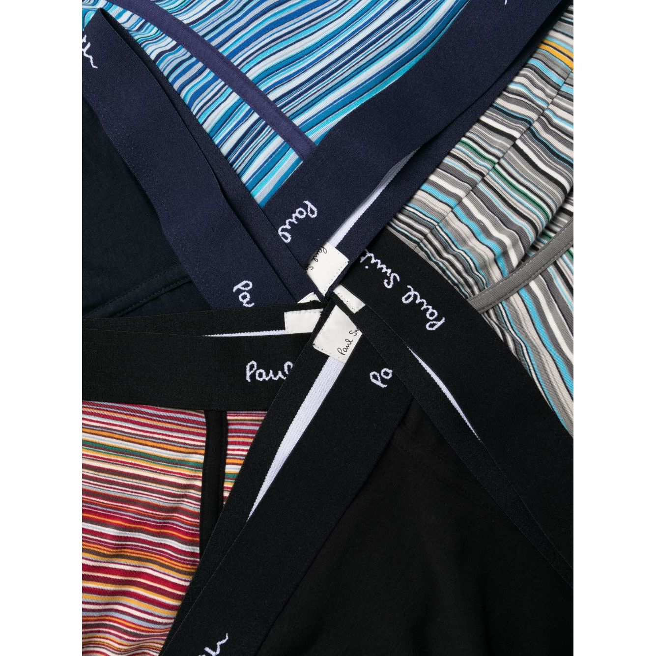 Paul Smith Underwear MultiColour featuring multicolour stripes, logo waistband, and elasticated fit in premium organic cotton.