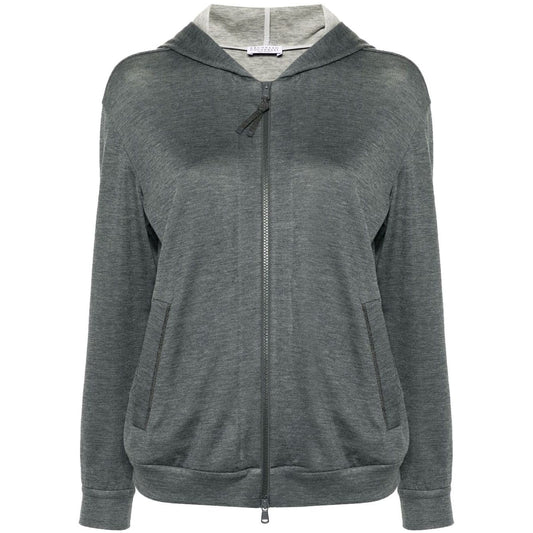 Brunello Cucinelli Sweaters Grey Topwear