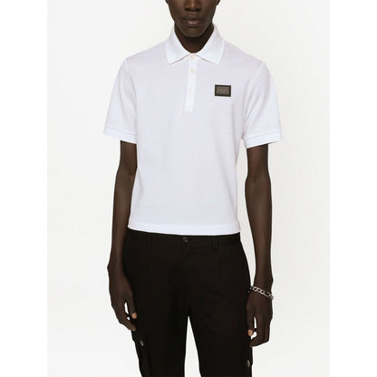 Dolce & Gabbana Logo cotton polo shirt