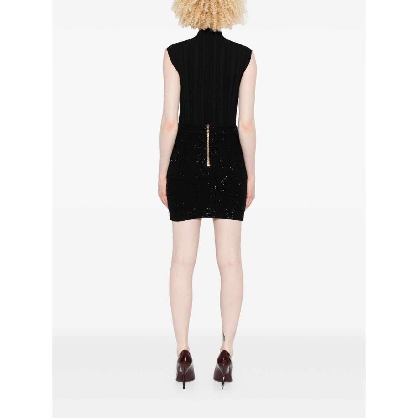 Balmain Tweed Mini Skirt Skirts