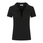 Base T-shirts and Polos Black Topwear