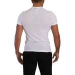 Dolce & Gabbana White Round Neck Cotton Stretch T-shirt Underwear