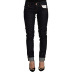 Acht Chic Low Waist Skinny Black Jeans Acht Black