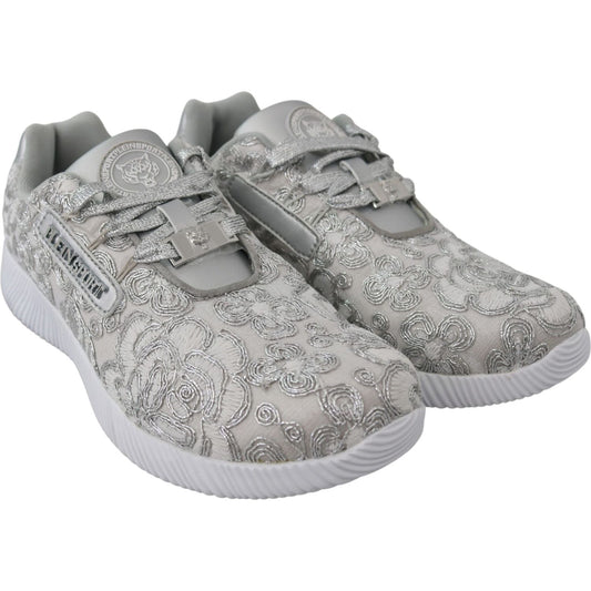 Plein Sport Silver Gleam Runner Joice Sneakers 4059623087437