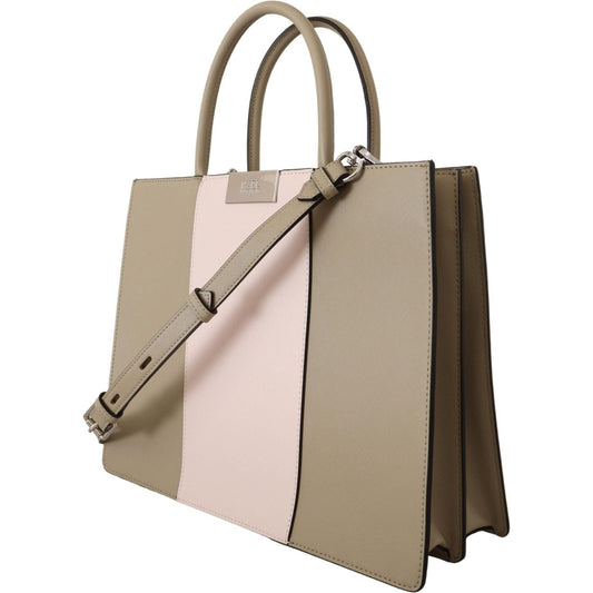 Karl Lagerfeld Elegant Sage Green Tote Shoulder Bag 8720092570367
