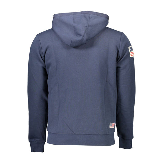 U.S. POLO ASSN. Blue Cotton Men Sweater