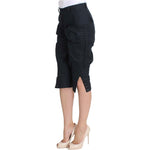 Ermanno Scervino Blue Cotton 3/4 Length Pants Jeans & Pants