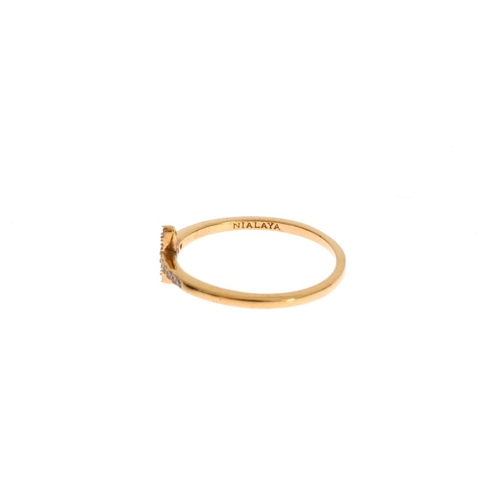 Nialaya Gold 925 Silver Ring