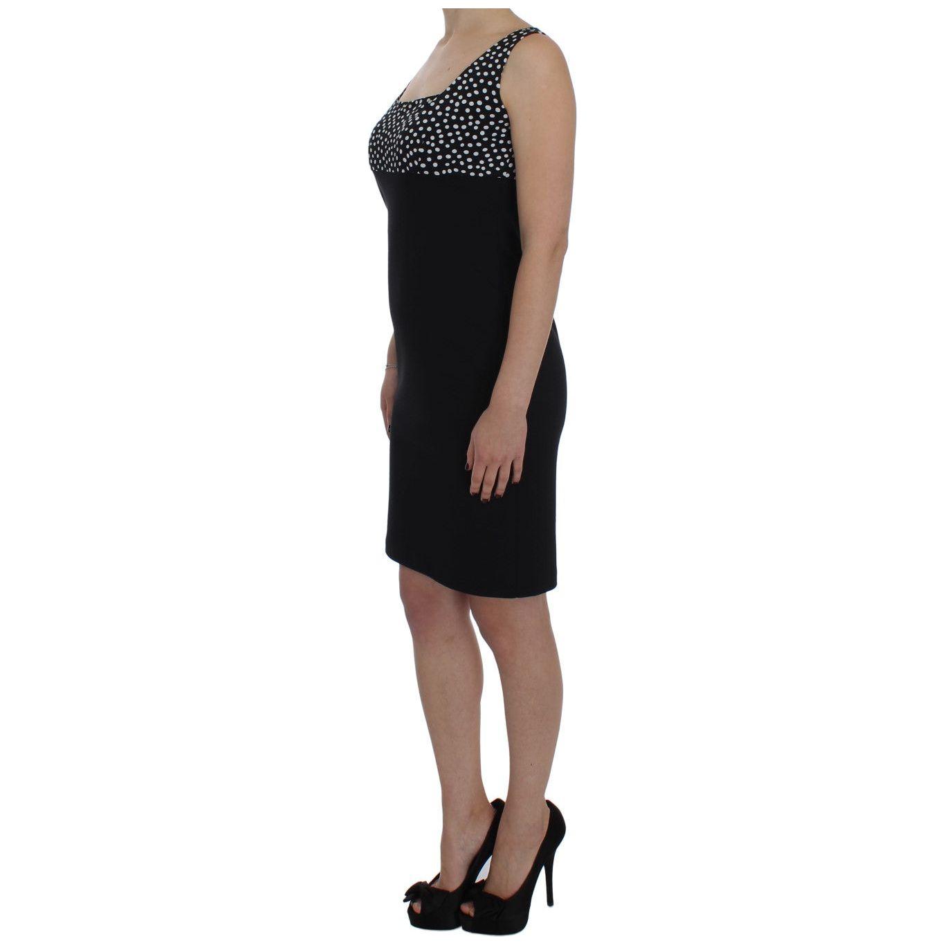 BENCIVENGA Black Stretch Sheath Dress & Sweater Set