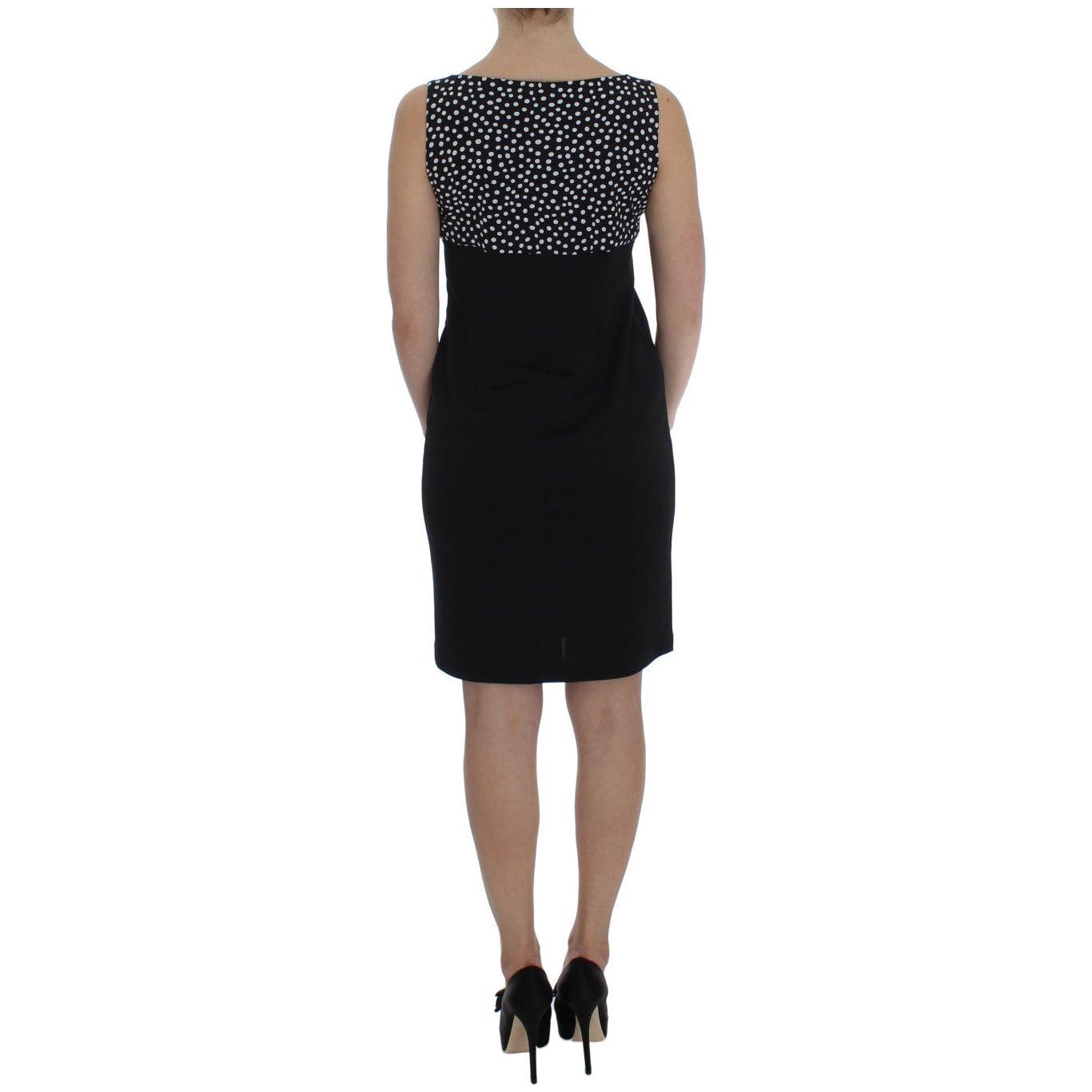 BENCIVENGA Black Stretch Sheath Dress & Sweater Set