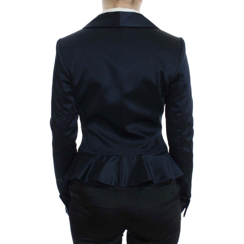 Exte Blue Three Button Single Breasted Blazer Jacket Blazer Jacket