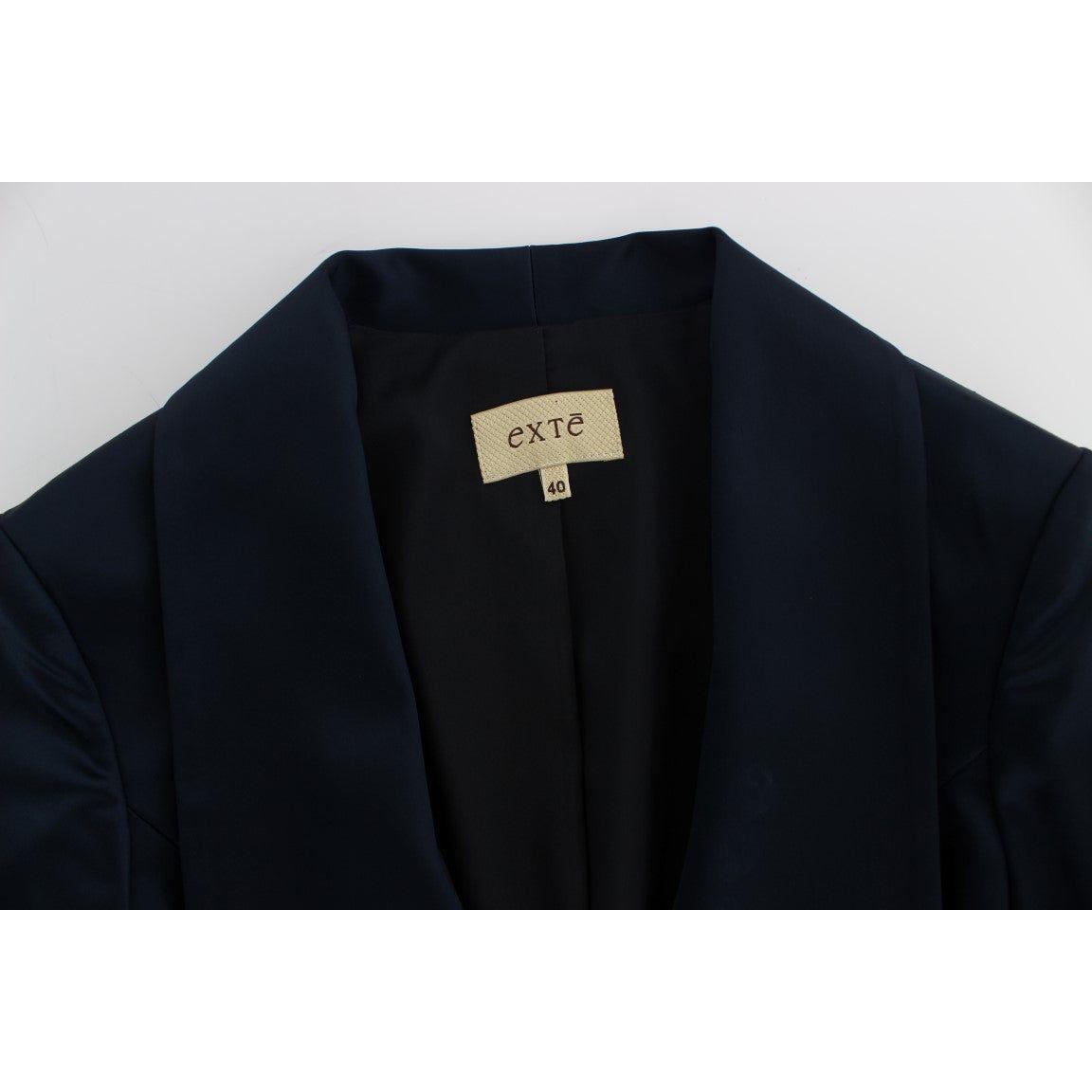 Exte Blue Three Button Single Breasted Blazer Jacket Blazer Jacket