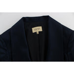 Exte Blue Three Button Single Breasted Blazer Jacket Blazer Jacket