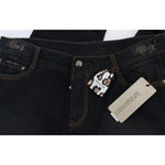Ermanno Scervino Blue Wash Cotton Boyfriend Jeans