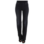 Ermanno Scervino Blue Cotton Blend Slim Fit Bootcut Jeans Jeans & Pants
