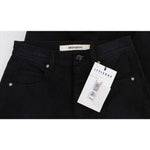 Ermanno Scervino Blue Cotton Blend Slim Fit Bootcut Jeans Jeans & Pants