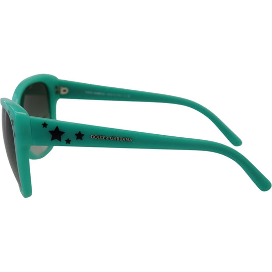 Dolce & Gabbana Green Stars Acetate Square Shades DG4124 Sunglasses GLA1163