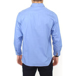 Ermanno Scervino Blue Cotton Dress Classic Fit Shirt