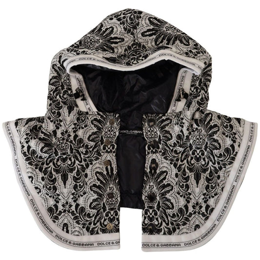 Dolce & Gabbana White Floral Whole Head Wrap One Size Cotton Hat