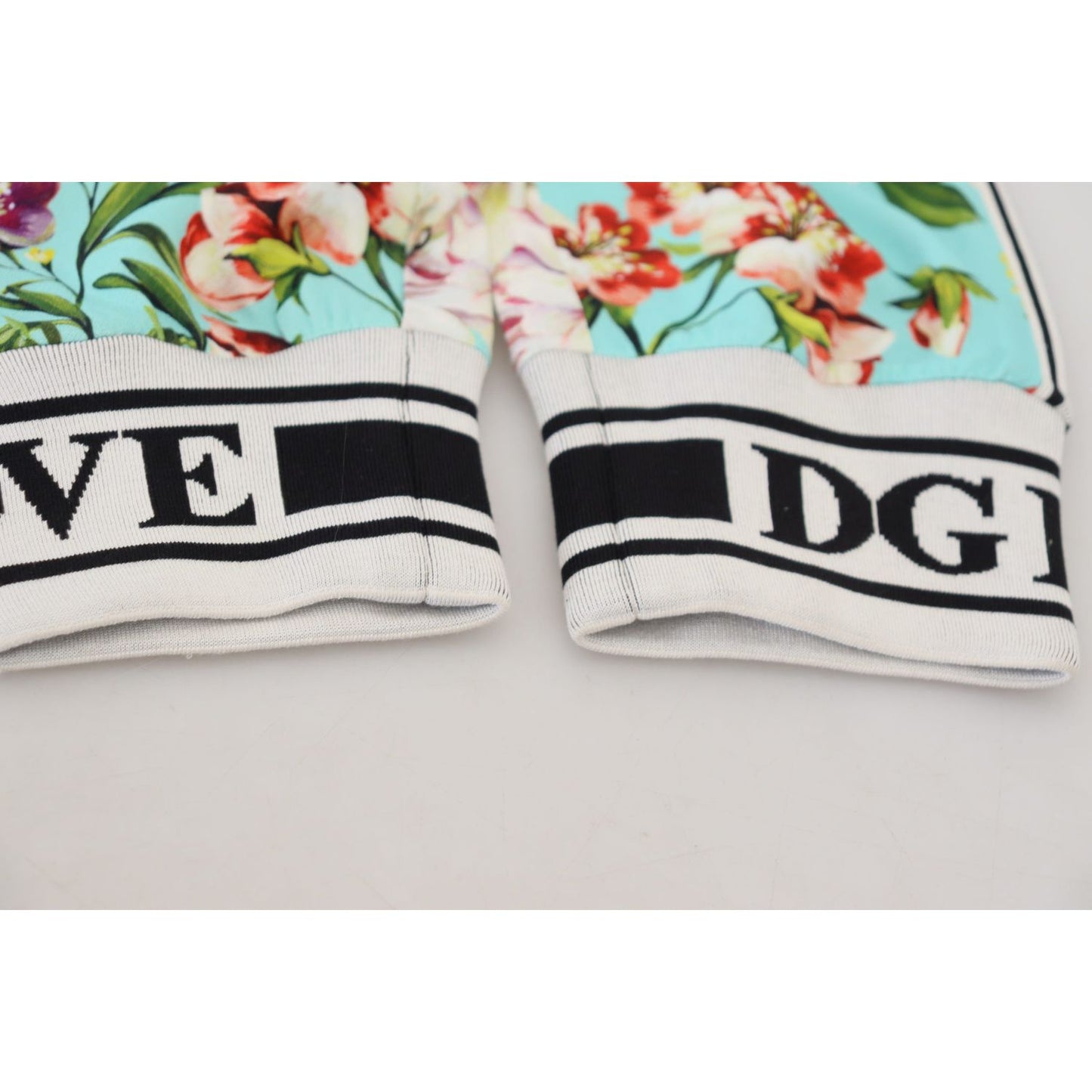 Dolce & Gabbana Multicolor Floral Sweatpants Pants