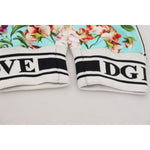 Dolce & Gabbana Multicolor Floral Sweatpants Pants