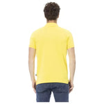 Baldinini Trend Yellow Cotton Men Polo Shirt