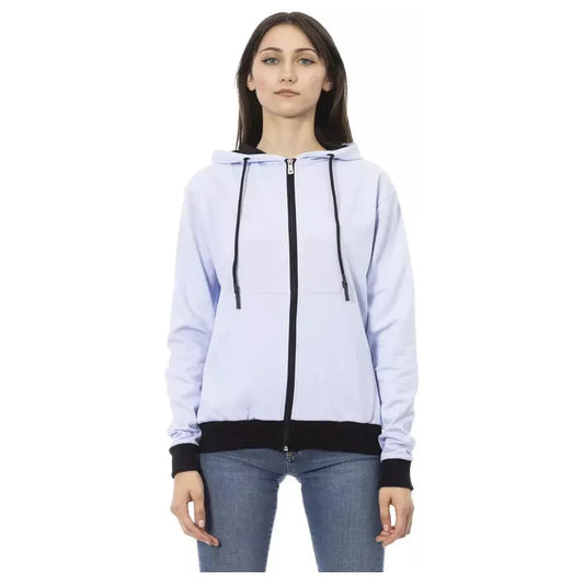 Baldinini Trend Purple Cotton Women Sweater