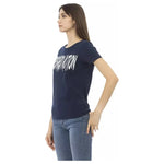 Trussardi Action Blue Cotton Women T-Shirt