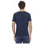 Trussardi Action Blue Cotton Men T-Shirt