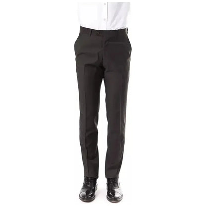 Uominitaliani Gray Wool Men's Suit Pant 1728,67345744032,Clothing,Dress Pants - Pants - Clothing,Gray,IT52 | XL,Jeans & Pants - Men - Clothing,Men,Men - Clothing,New with tags,Pants - Clothing,Uominitaliani