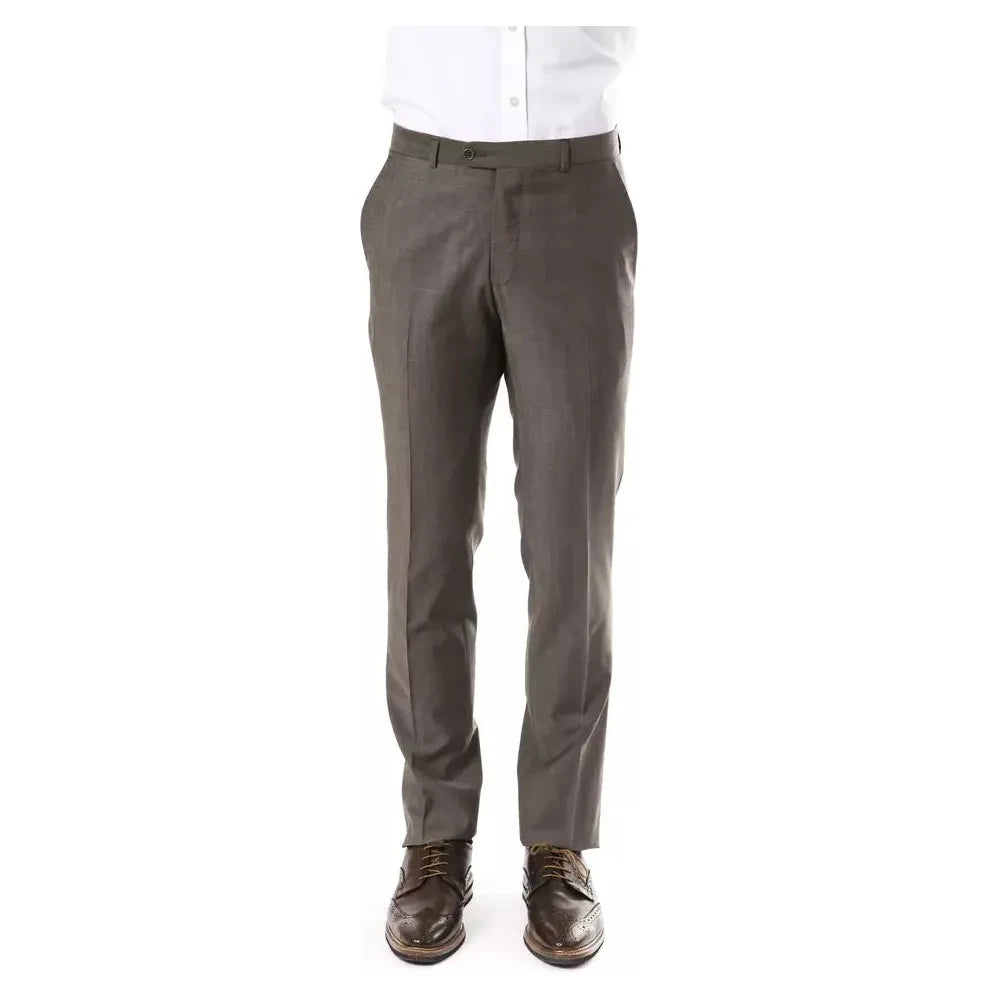 Uominitaliani Gray Wool Mens Suit Pant 1728,67345744032,Clothing,Dress Pants - Pants - Clothing,Gray,IT52 | XL,Jeans & Pants - Men - Clothing,Men,Men - Clothing,New with tags,Pants - Clothing,Uominitaliani