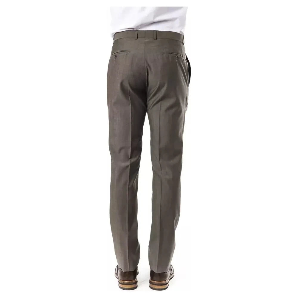 Uominitaliani Gray Wool Mens Suit Pant 1728,67345744032,Clothing,Dress Pants - Pants - Clothing,Gray,IT52 | XL,Jeans & Pants - Men - Clothing,Men,Men - Clothing,New with tags,Pants - Clothing,Uominitaliani