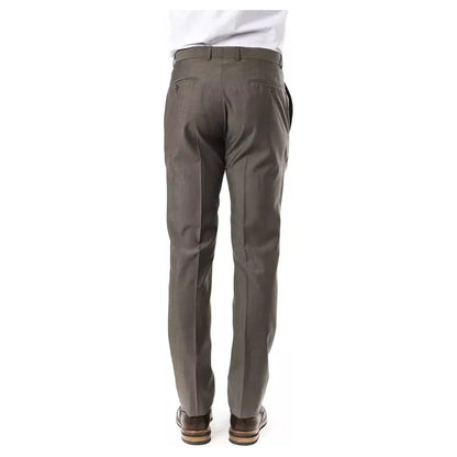 Uominitaliani Gray Wool Mens Suit Pant 1728,67345744032,Clothing,Dress Pants - Pants - Clothing,Gray,IT52 | XL,Jeans & Pants - Men - Clothing,Men,Men - Clothing,New with tags,Pants - Clothing,Uominitaliani
