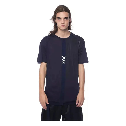 Nicolo Tonetto Blue Cotton Men T-Shirt