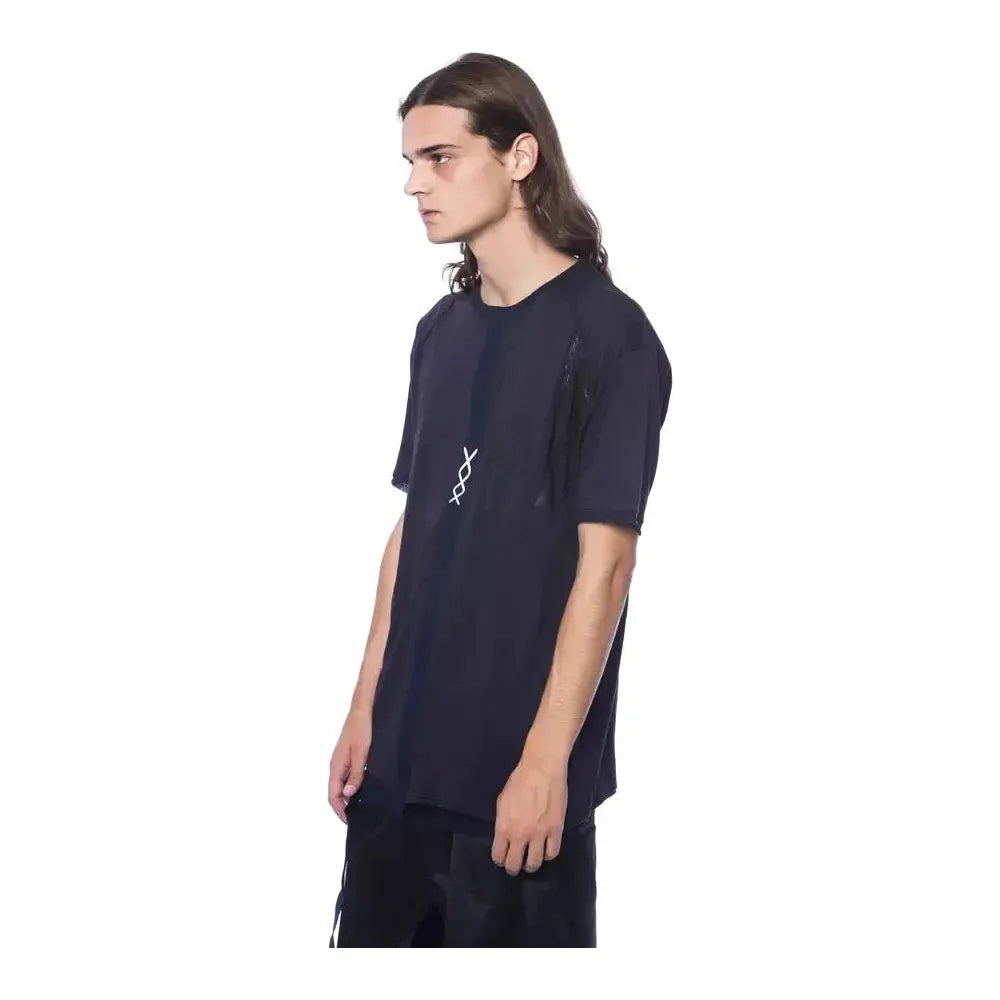 Nicolo Tonetto Blue Cotton Men T-Shirt