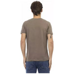 Trussardi Action Brown Cotton Men T-Shirt