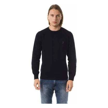 Uominitaliani Blue Wool Men Sweater 1728,67345744032,Blue,Clothing,Men,Men - Clothing,New with tags,S,Sweaters - Clothing,Sweaters - Men - Clothing,Sweatshirts - Sweaters - Clothing,Uominitaliani