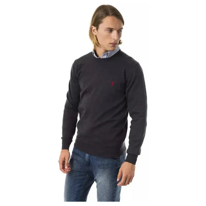 Uominitaliani Gray Merino Wool Men Sweater 1728,67345744032,Clothing,Gray,Men,Men - Clothing,New with tags,S,Sweaters - Clothing,Sweaters - Men - Clothing,Sweatshirts - Sweaters - Clothing,Uominitaliani,XL,XS,XXL