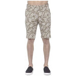 PT Torino Beige Cotton Men Bermuda Short Shorts