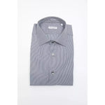 Robert Friedman Blue Cotton Men Shirt